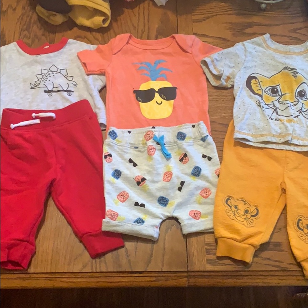 Bundle 3 boy outfit 0-3 months
